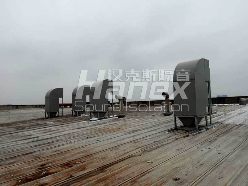 屋頂排風口降噪工程案例-南六企業(平湖)